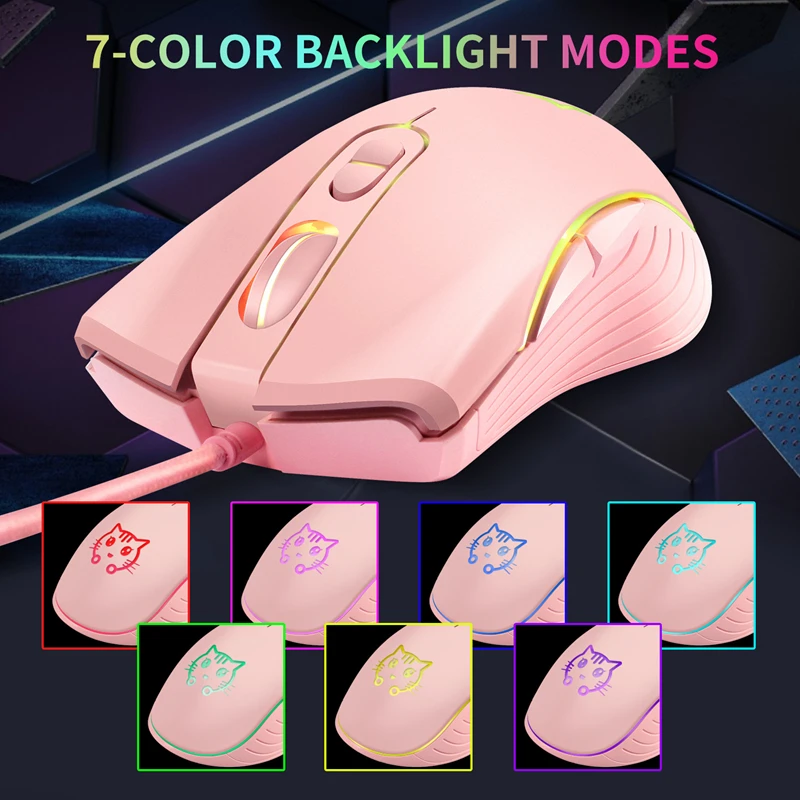 Mysz gamingowa do e-sportu, mysz RGB, myszy USB, mysz ergonomiczna — zdjęcie produktu 6