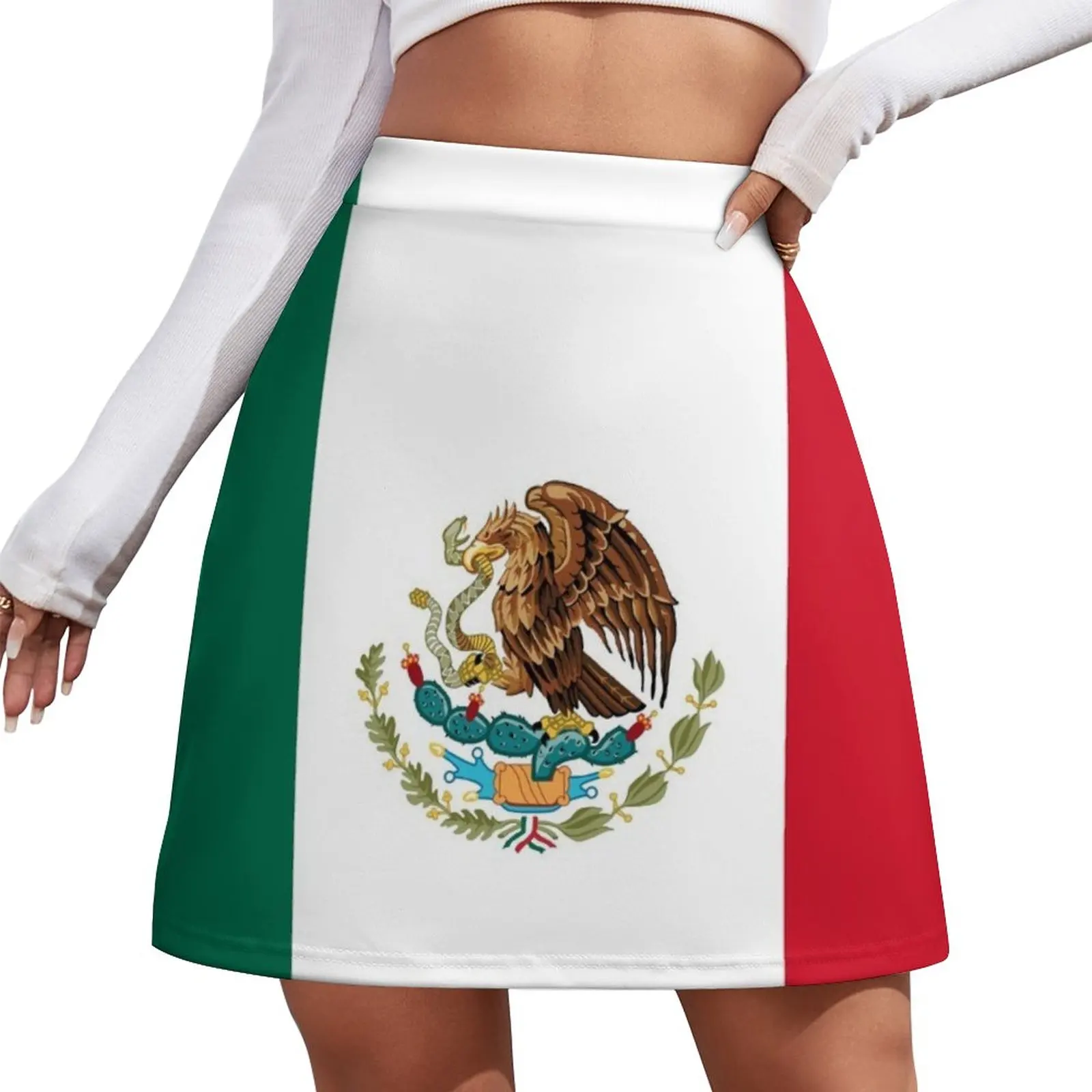 Mexico flag Mini Skirt womans clothing night club outfits