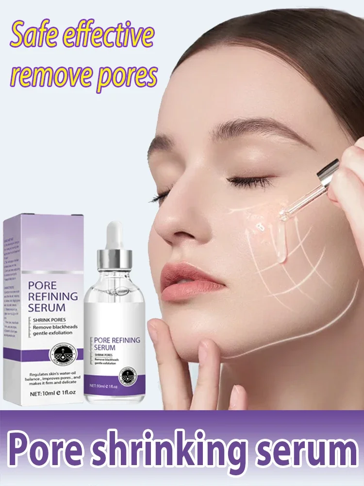 Face Pore Shrinking Serum Removing Large Pores Tightening Repairing Facial Pore Minimizing Skin Care