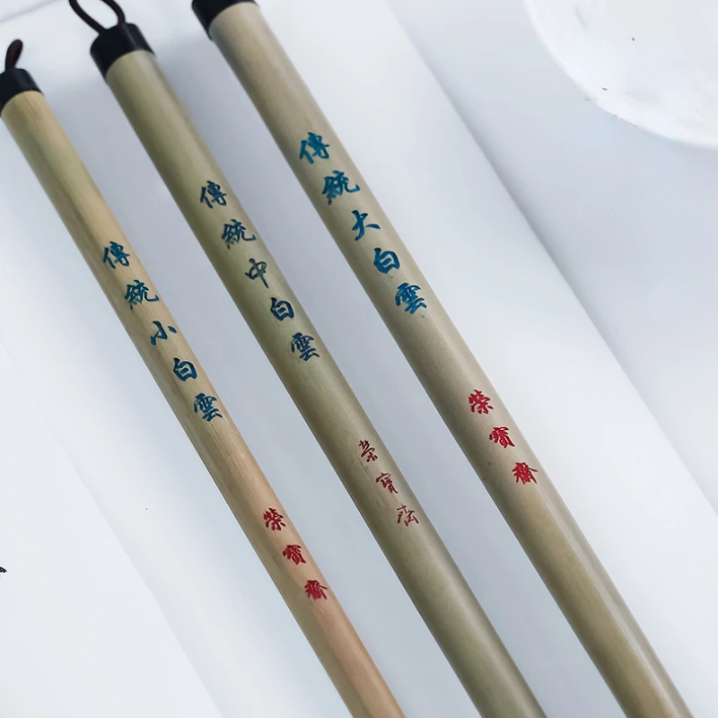 Multiple Hair Lian Brush Pen Set Beginners Regular Script Calligraphy Brush Traditional Handmade Chinese Painting Practice Brush