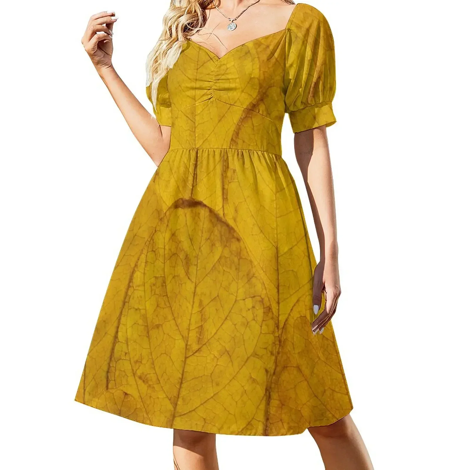 

Yellow Leaves Sleeveless Dress prom dress dresses for women 2025 summer dress woman 2025