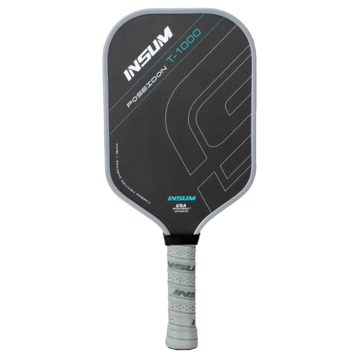 

INSUM Toray Carbon Fiber Pickleball Paddle, Surface Tech for Increased Power and Feel, 16mm Thermoformed CFS USAPA Approved