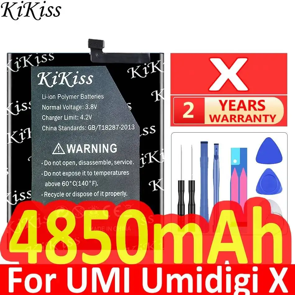 Good Low-Temperature Performance 4850mAh Mobile Phone Battery For Umidigi Umi X