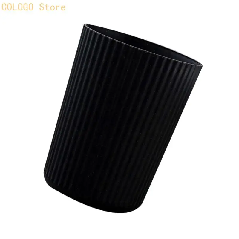 Modern Striped Waste Bin For Bedroom Living Room Dorm Office Space Saving Trash…