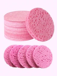 10/20Pcs Reusable Round Compressed Face Wash Wood Pulp, Exfoliating Face Wash,Suitable For Family Or Travel, Face Wash Wood Pulp