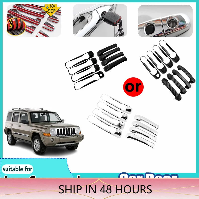 New Door Handle Protector for Jeep Commander XK 2006-2010 Anti Scratch Covers Anti-Scratch Luxurious Stickers Tools