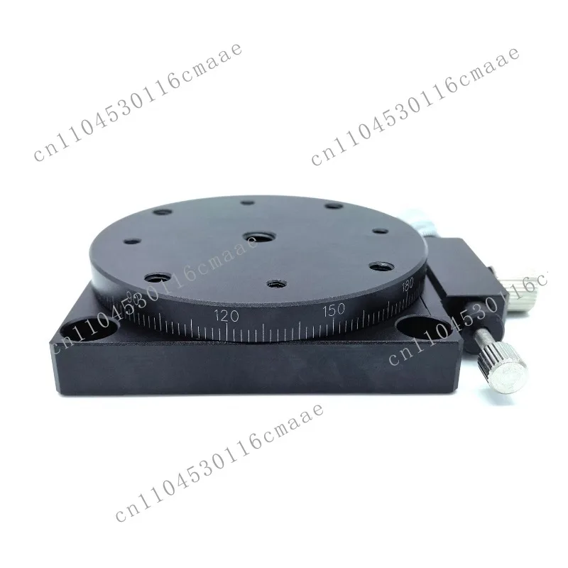 Optical Axis Rotation 60TV-A Metal Load Capacity 3kg Platform Diameter 60mm Micrometer Screw Manual Rotary Stage 1-Year
