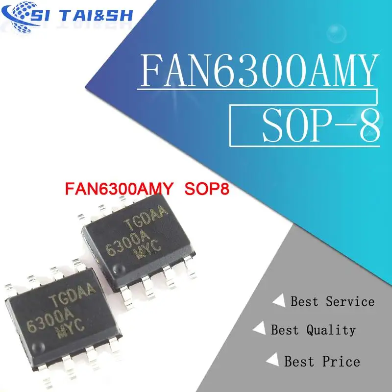 5PCS FAN6300AMY SOP-8 FAN6300AM SOP FAN6300A FAN6300 SOP8 New Original