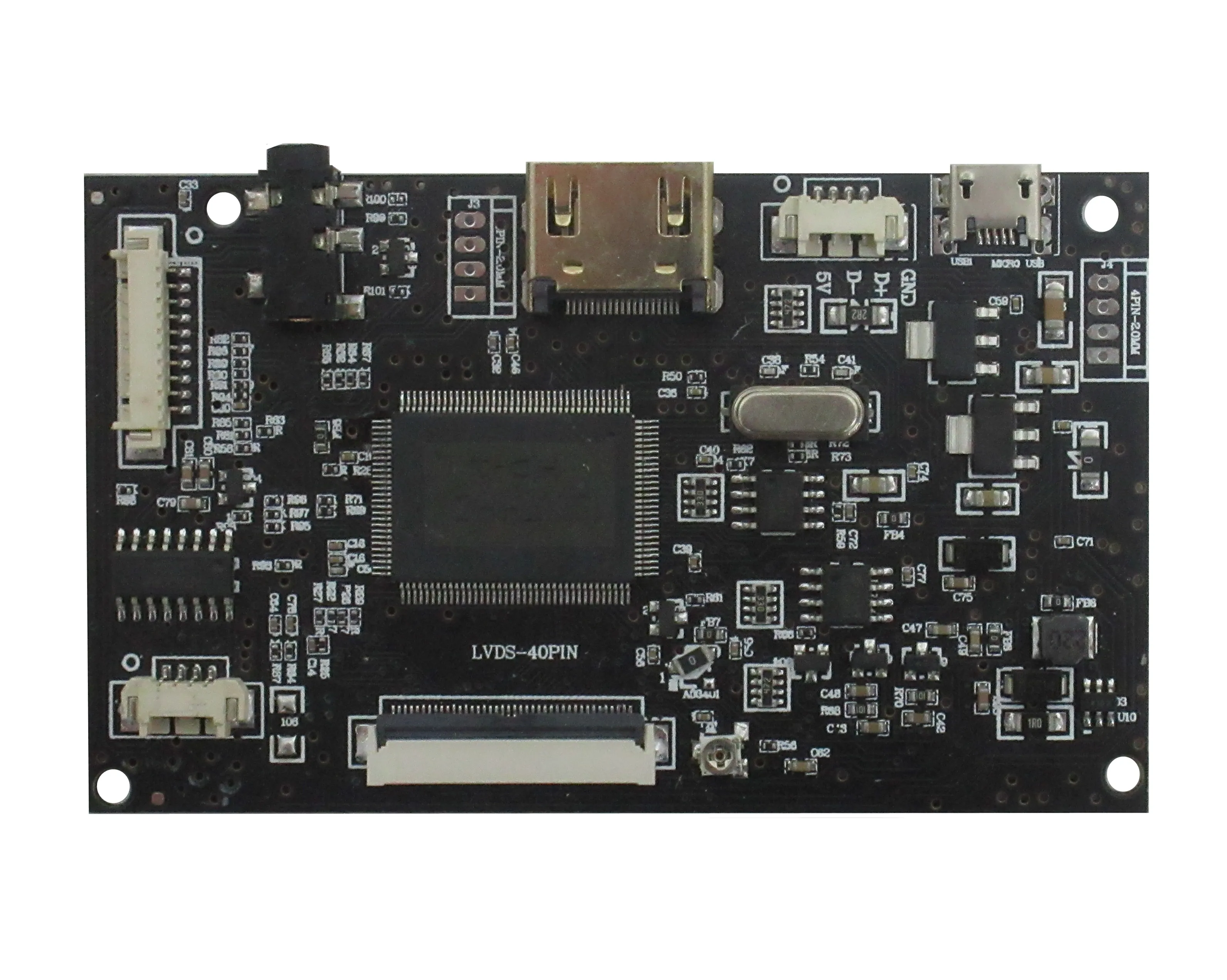 Imagem -04 - Multipurpose Monitor de Tela Lcd Driver Control Board Digitador de Áudio Touchscreen Hdmi-compatível 4:3 Ips