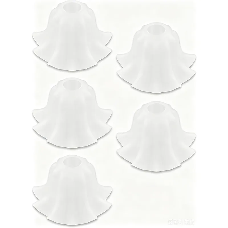 Plastic Lampshades Set of 5,Flower Lampshades Seaside village Table lamp,Floor Lamps,Pendant Light,Wall Light Replacement