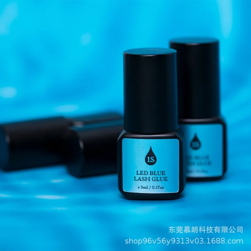 1 Second Fast UV Curing Blue LED Lash Glue Professional Quick Drying Adhesive for Lash Artists