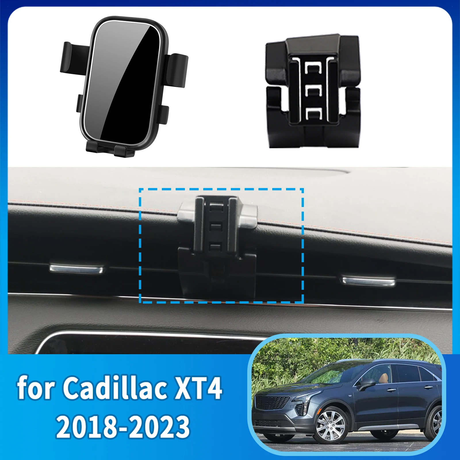 

Accessories Car Mobile Phone Holder for Cadillac XT4 2018~2023 GPS Bracket Navigation Stand Auto