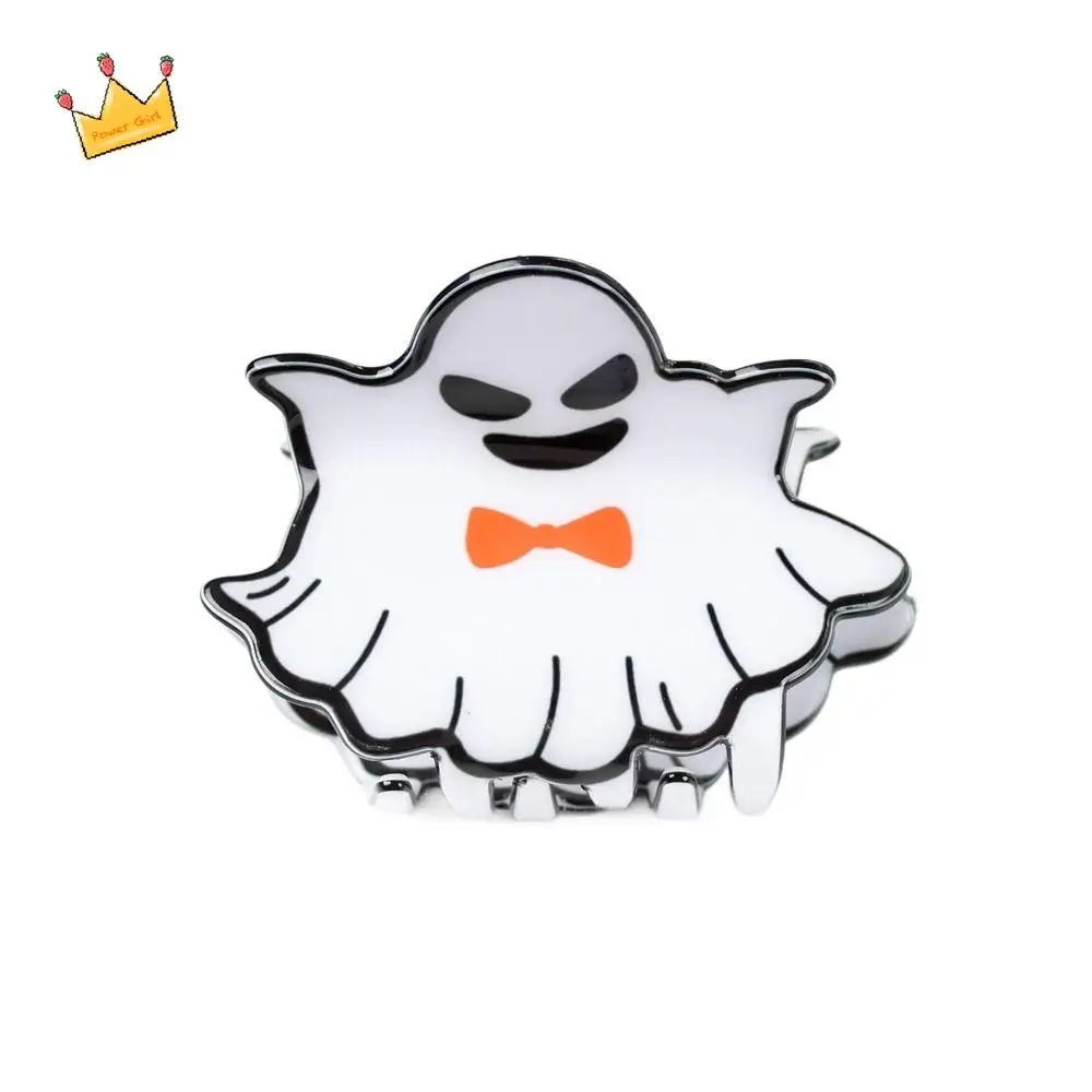 

Креативный Хэллоуин призрак волосы коготь скелет летучая мышь бабочка заколка для волос зажим в виде акулы паутина Хэллоуин зажим в виде акулы часть