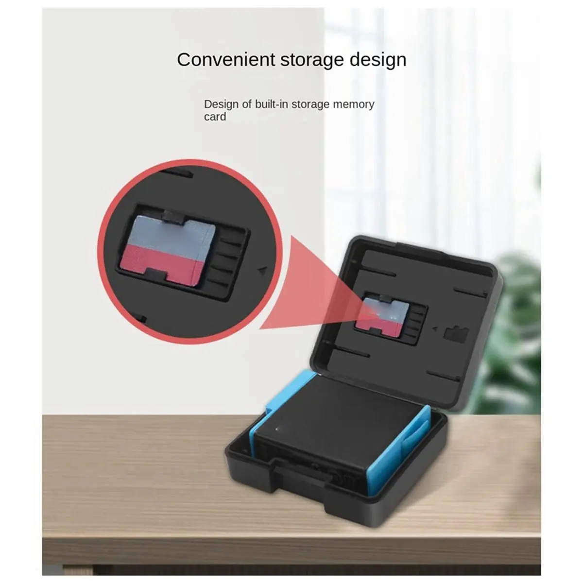 4X Battery Protective Storage Box Case with TF Card Holder for GoPro Hero 11 10 9 8 7 6 5