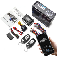 Universal 12V Car Auto Start Stop Remote Start Kit Phone Control Android IOS Bluetooth APP Keyless Start System Alarm Car System