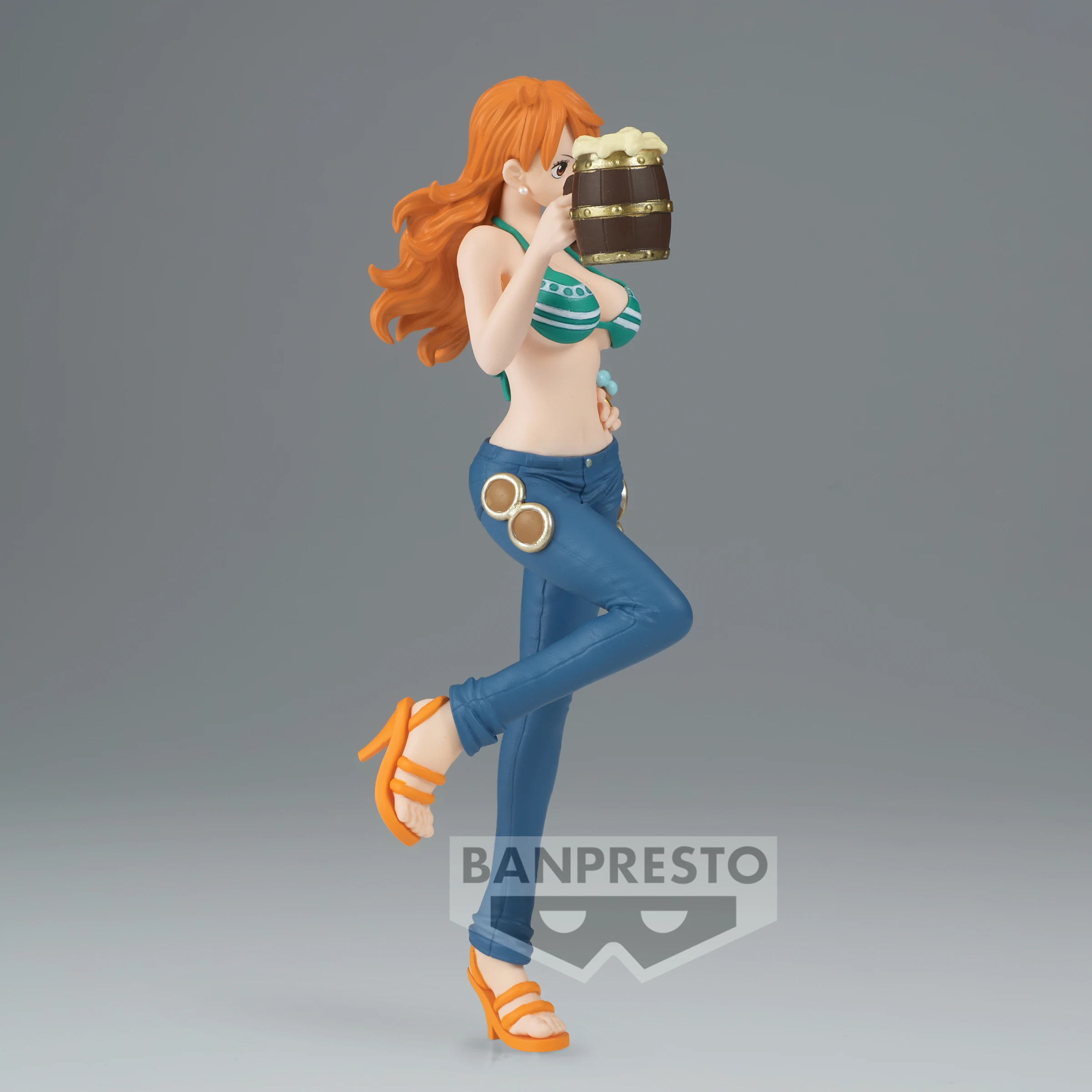 Bandai Original Banpresto japon Anime une pièce Banquet Nami PVC 16 cm figurine à collectionner modèle jouets cadeau en Stock
