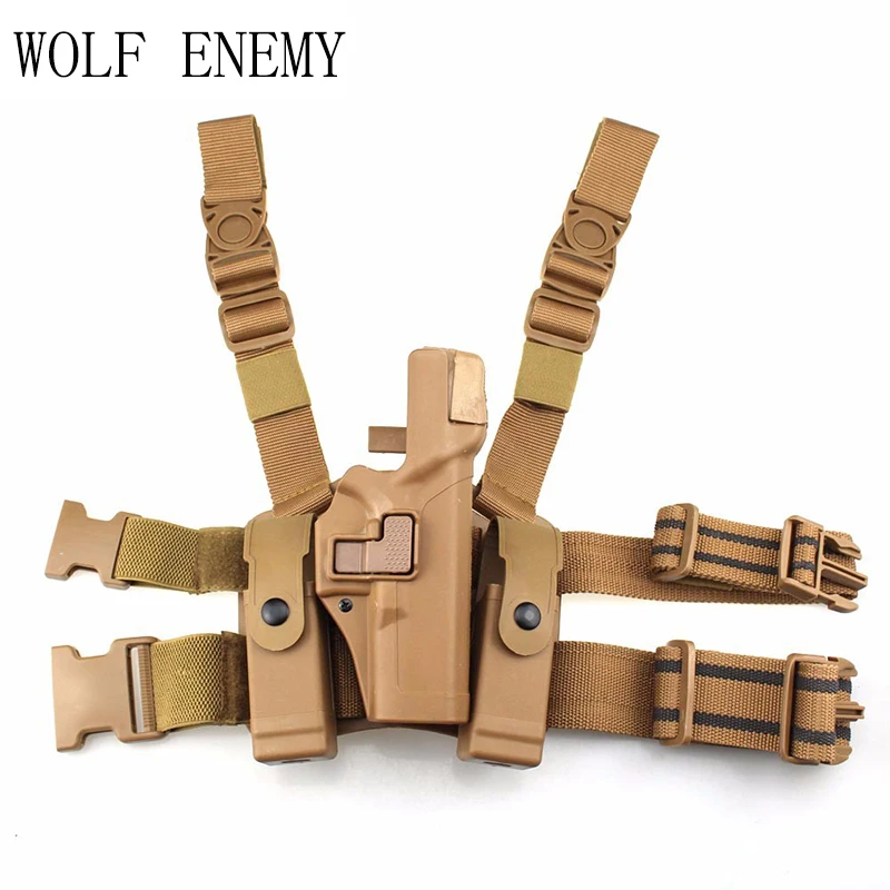 Taktisches Glock-Bein holster rechter Gürtel Level 3 Pistolen pistolen holster mit