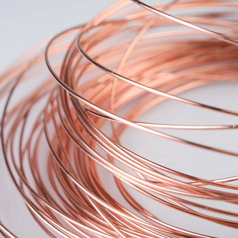 

High Conductivity T2 Pure Red Copper Wire for Electrical Applications 1mm to 6mm Diameter
