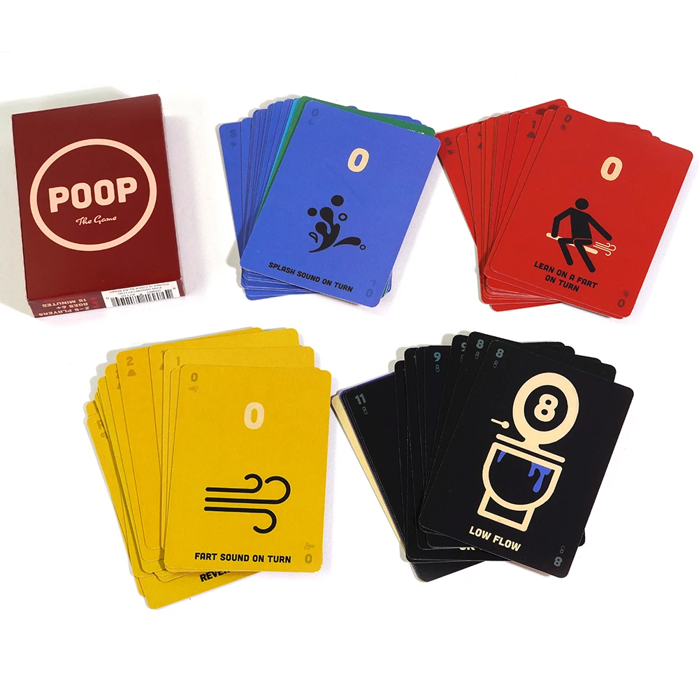 Poop The Game Hilarious and Family-Friendly Card Game