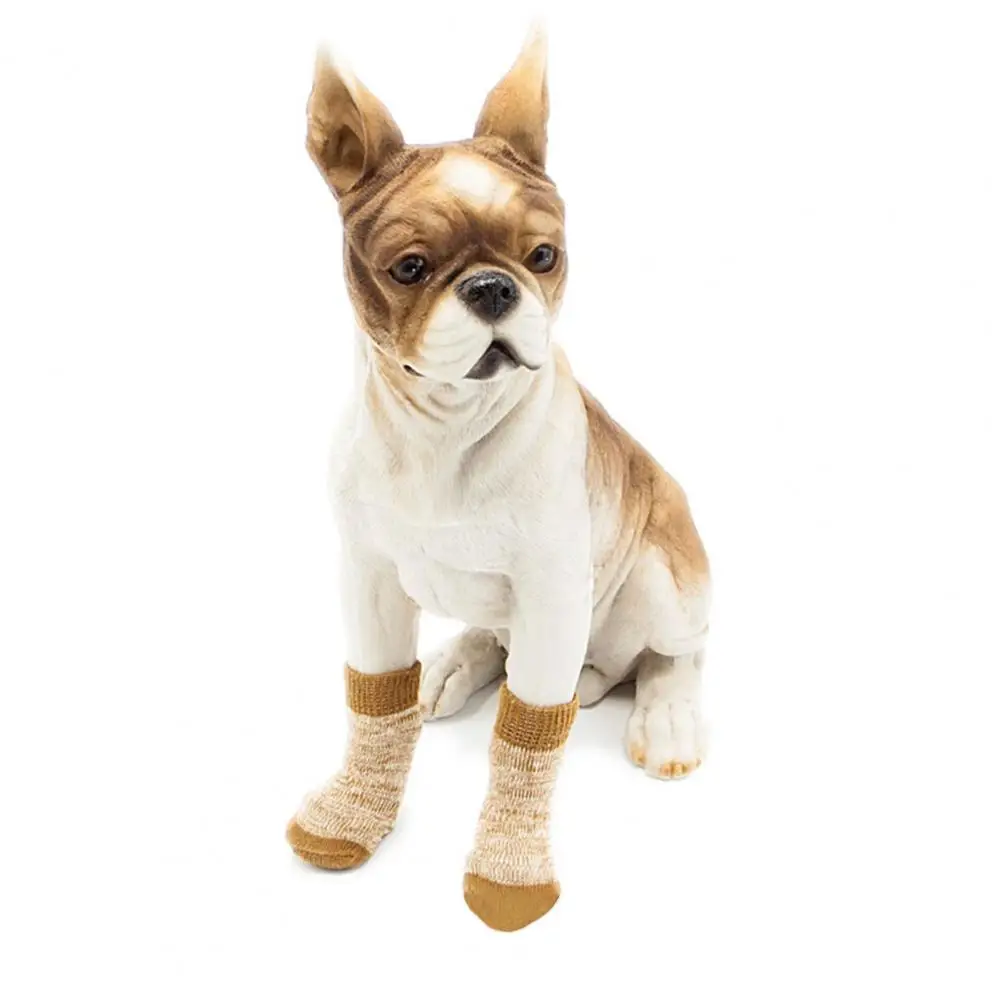 Comfortable Dog Socks Non Slip Dog Socks for Outdoor Traction Control Paw Anti Slip Pet Boots for Hardwood for Dogs