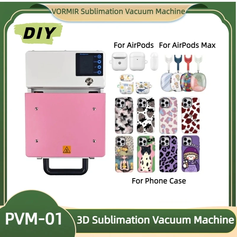 

VORMIR A5 PVM-01 Sublimation Vacuum Machine 3D Printing Heat Press Thermal Transfer For Custom DIY Mobile Cell Phone Case Make