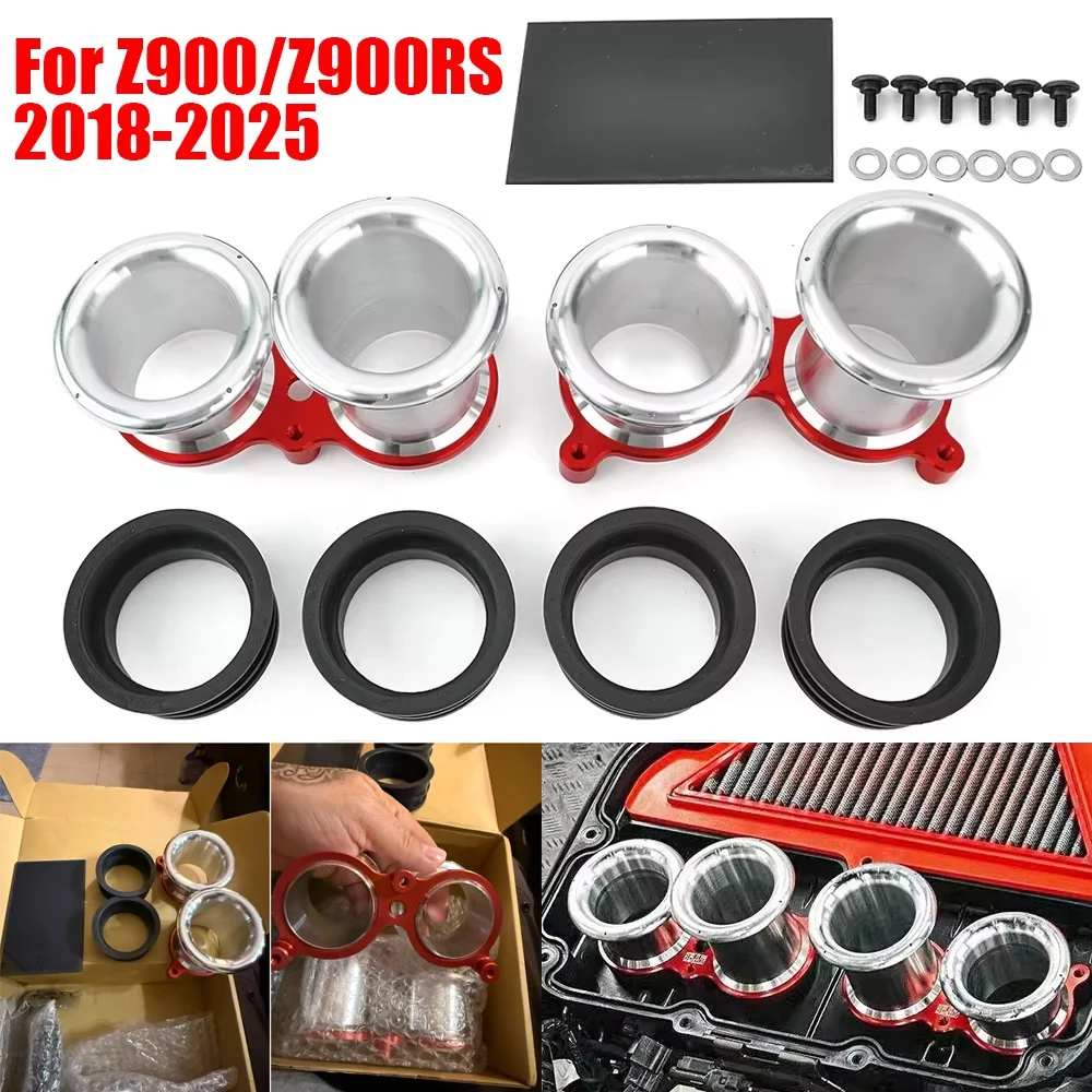 

Z900 Z900RS Air Intake Cup Wind High Flow Airbox Air Filter Funnel For Kawasaki Z 900 RS 2018 2019 2020 2021 2022 2023 2024 2025