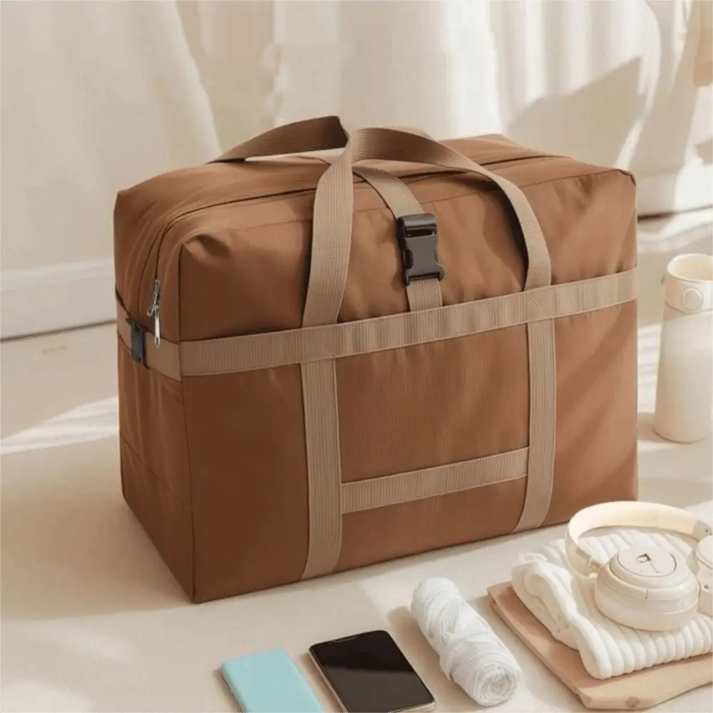 

Модная вместительная дорожная сумка-даффл, водонепроницаемая складная сумка для путешествий, спортивная сумка-мессенджер из оксфорда для активного отдыха