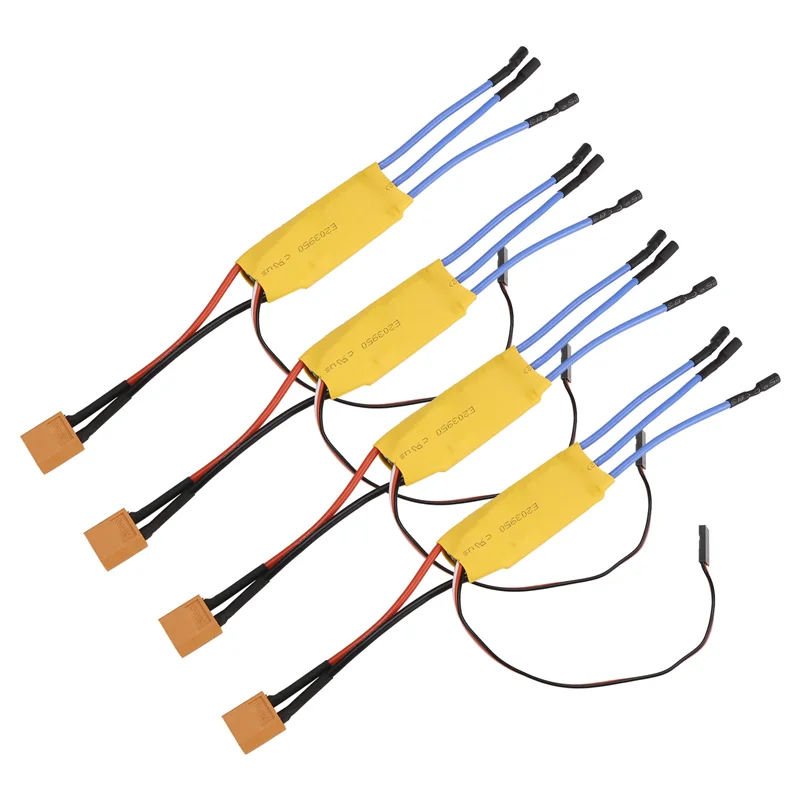 AS96-40A ESC 브러시리스 RC 엔진 속도 컨트롤러 BEC ESC T-Rex F450 헬리콥터 보트 XT60 FPV F450 소형 쿼드콥터 드론용