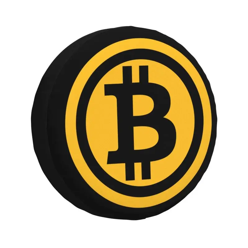 Изготовленный на заказ чехол для шин с биткойнами Satoshi Crypto Logo 4WD 4x4 RV, защита запасного колеса для криптовалюты для Jeep Toyota Mitsubishi