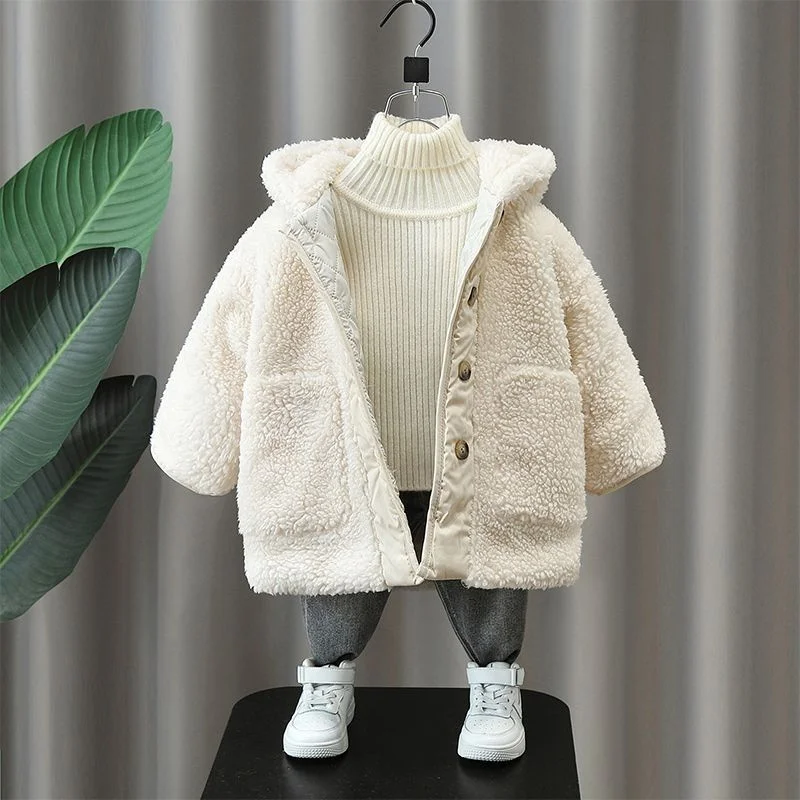 Boys Coat Cotton Jacket Windbreak Outerwear 2024 Furs Winter Autumn Thicken Warm Skiing Christmas Gift Children\'s Clothing