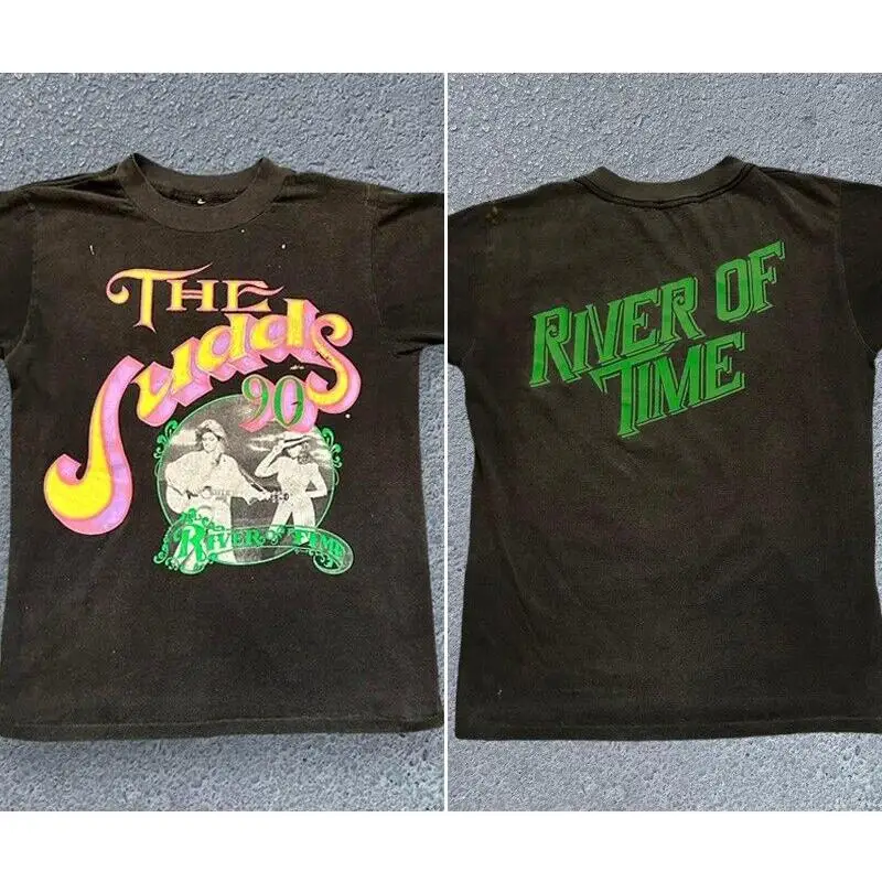 

Черная футболка 90-х годов The Judds с двумя сторонами в стиле ретро S 5XL Nh17177