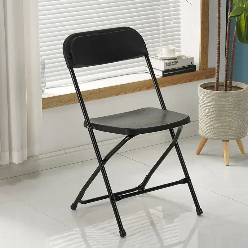 Lounge Chair Dinning Chair Portable Backrest Chair Folding Chair Backrest Influencer Photo Prop Office Plastic Outdoor Dorm