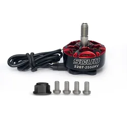4Pcs Newest YSIDO SCUD 2207 1850KV 2550KV 3-6S Brushless Motor for Mark 4 FPV Racing Freestyle 5in 6in Drones