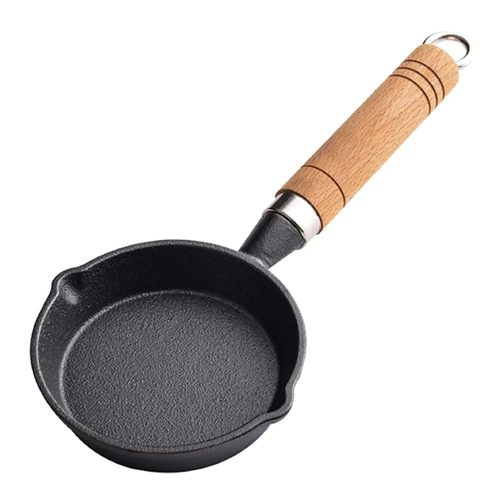 Great For Breakfast Non-stick Grill Pan Utensil Black High Temperature Resistance Long-lasting Kitchen Performance For Breakfast