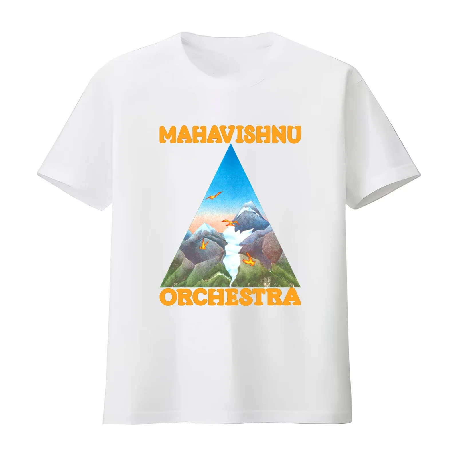 Mahavishnu Orchestra T-Shirt Summer Casual Cotton Tee Oversized Streetwear Tops Vintage Graphic Print Loose Fit Short Sleeve