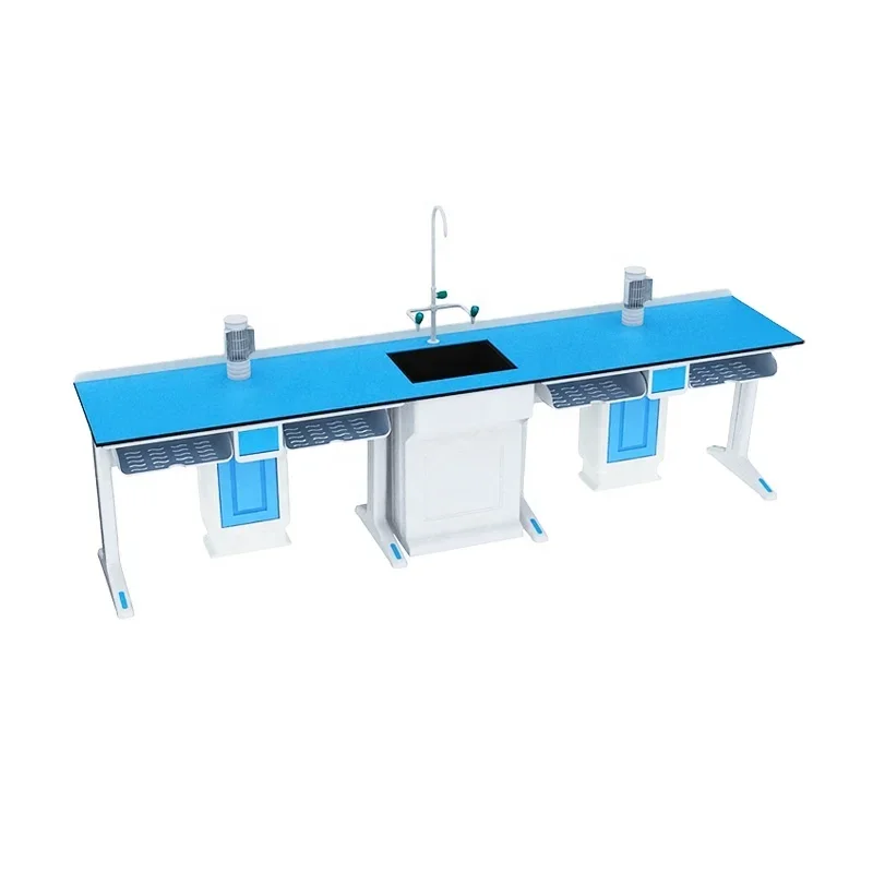 Steel Biology Laboratory Work Bench Equipments Factory Price School Lab Furniture Chemistry Lab