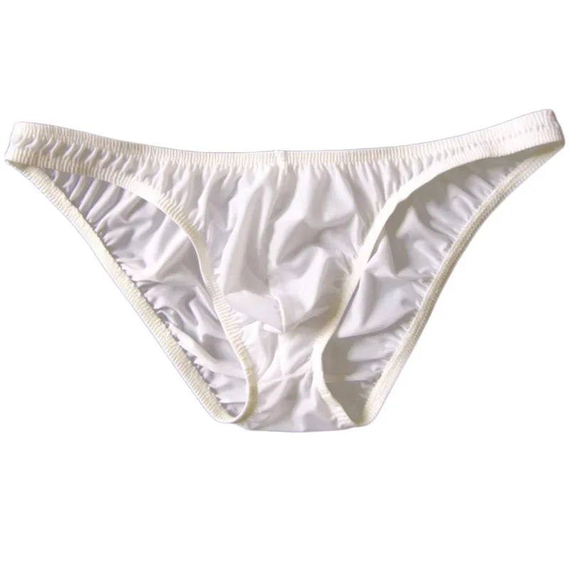 

Male Briefs Underpants Comfy Panties Fashion Elastic Thongs Solid Bulge Pouch Stretch G-String Breathable Knickers