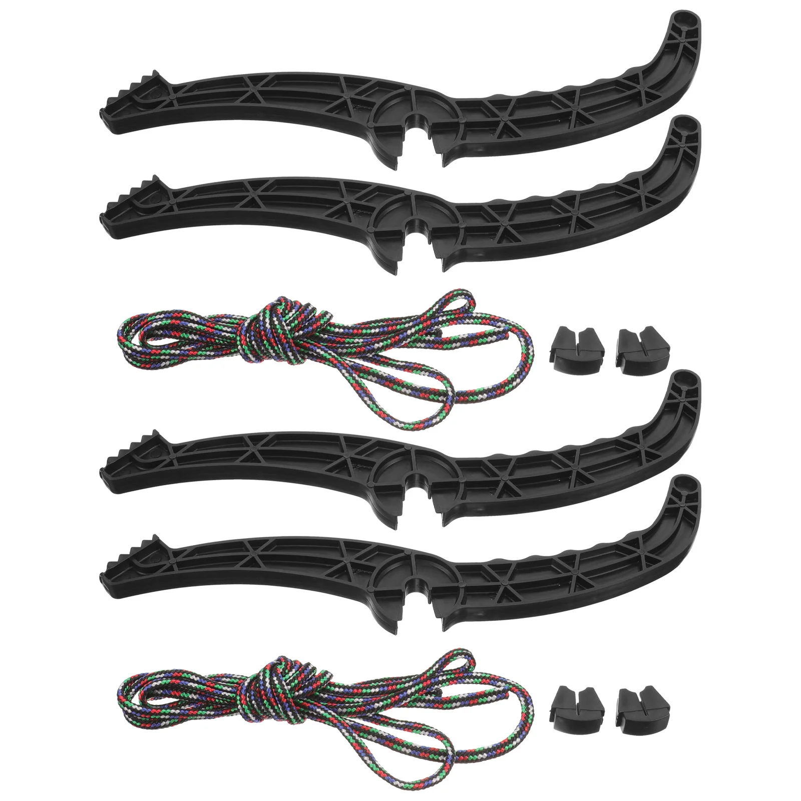 مجموعتان من المعدات الاحترافية لمستوى فرامل التزلج على الجليد تدوم طويلاً لمقابض التزلج الآمنة في الهواء الطلق ومقبض اللوحة #2