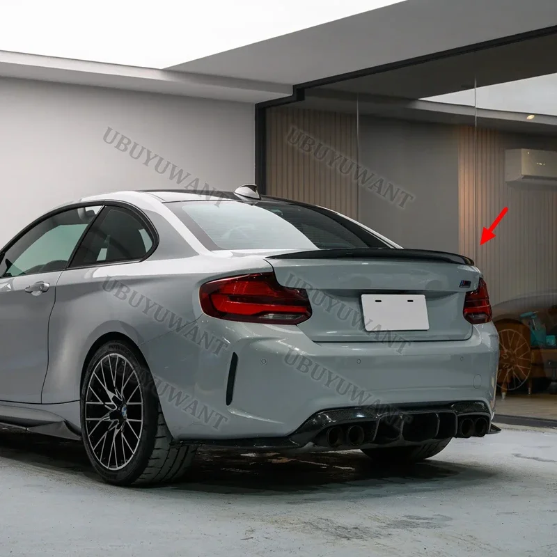 FOR BMW 2 Series F22 F23&M2 F87 P Style 2014-2020 Carbon Fiber Car Rear Roof Spoiler