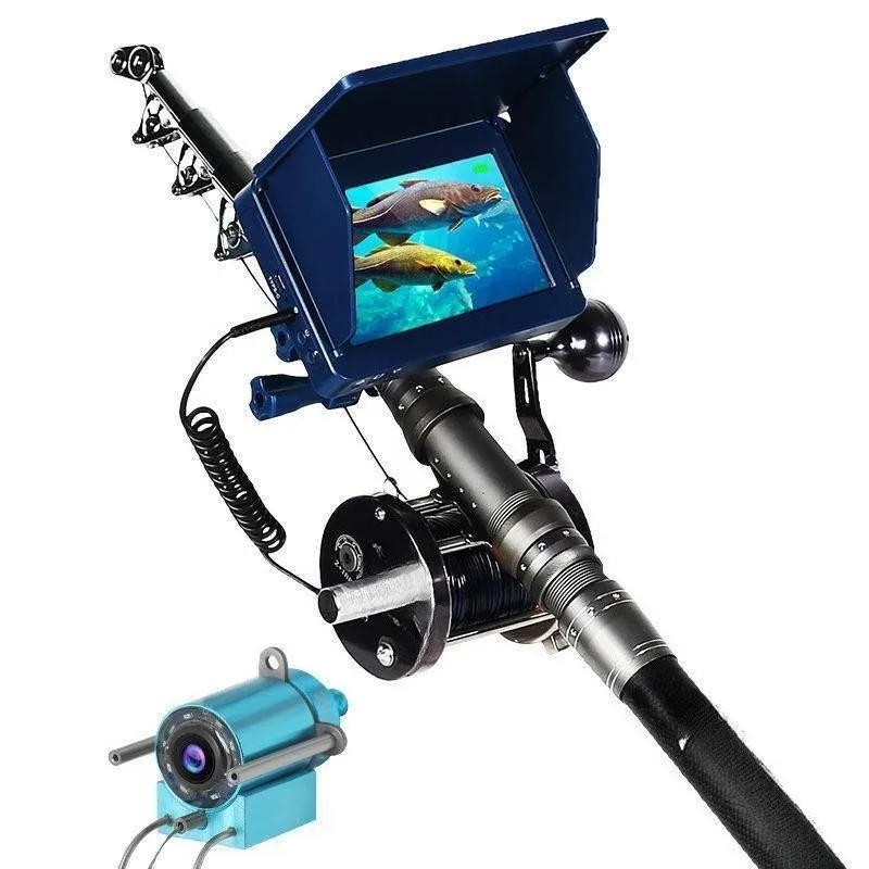 

Visual fishing rod full set fish finder fishing anchor fish rod underwater high definition photo