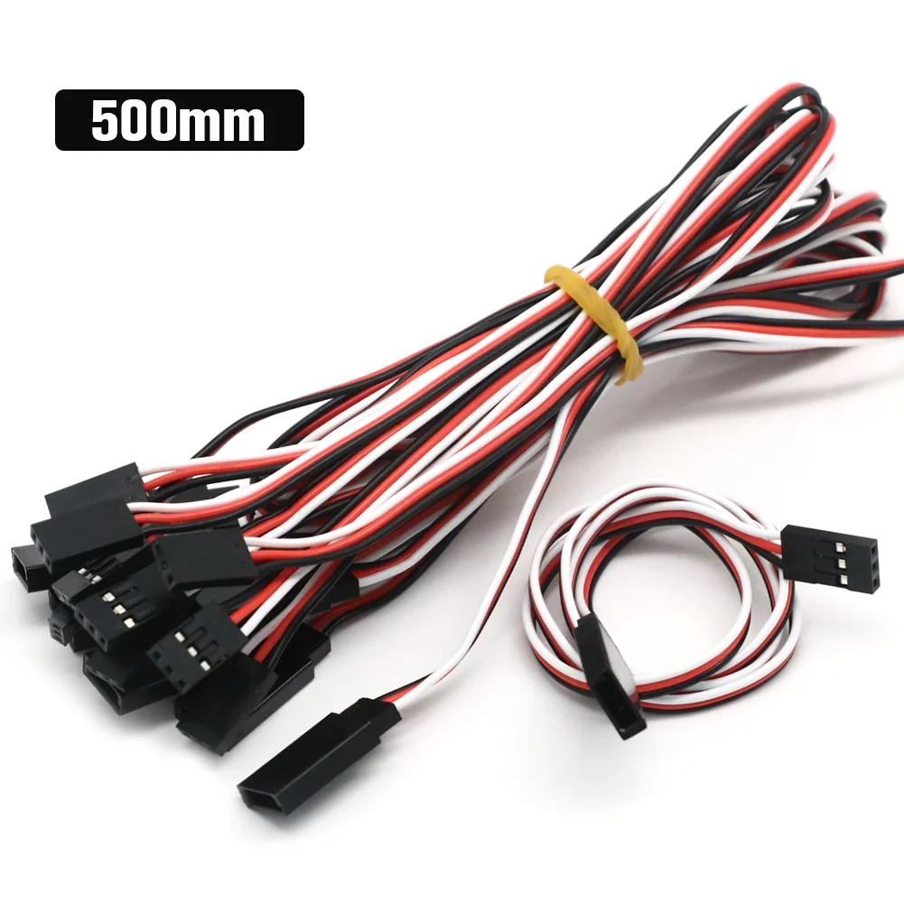10 stücke 100mm/150mm/200mm/300mm/500mm RC Servo Verlängerung Kabel kabel Draht Blei JR Für Rc Hubschrauber Rc Drone