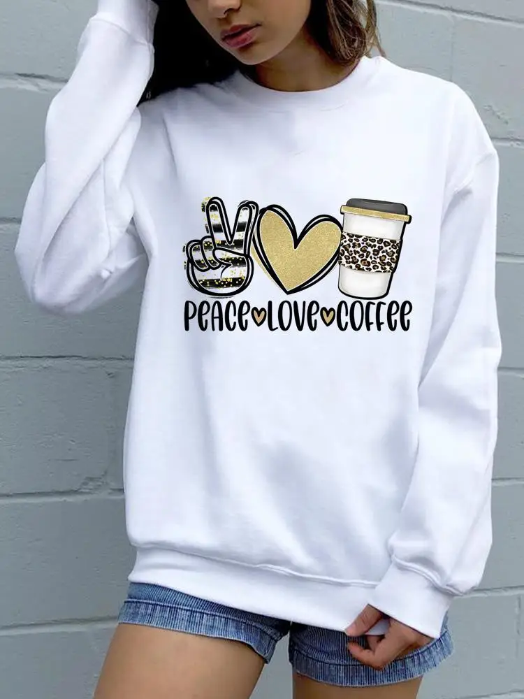 Trend Feather 90s Lovely Style O-neck Pullovers Fall Autumn Women Fashion Clothing Spring Fashion Female Graphic Sweatshirts