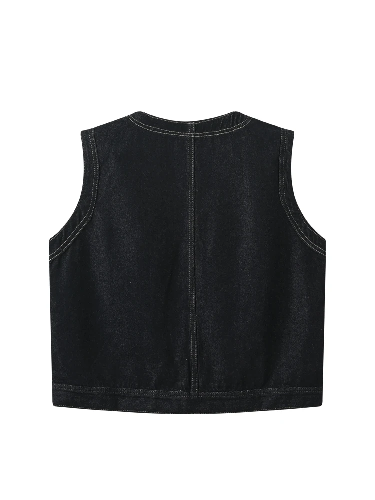 Loose Casual V-Ne Tank Top Women plus Size Faionable Age-Defng Autumn Top for Plump Sisters Sweet Sle Polyester Fiber