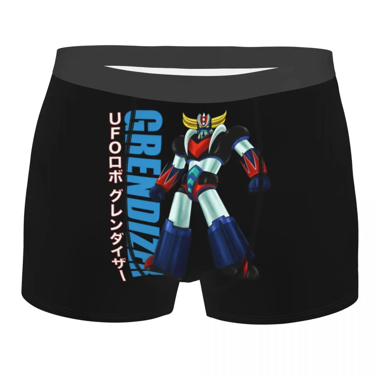 

Модные боксеры с НЛО-робоком Grendizer на заказ, шорты, мужские трусы, эластичные трусы Goldorak в стиле аниме, нижнее белье
