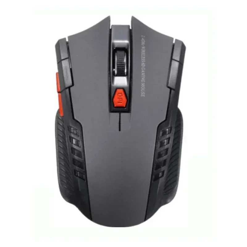 Mouse da gioco wireless ad alta precisione da 2,4 GHz con 6 pulsanti Mouse Bluetooth ergonomico retroilluminato silenzioso USB 1600 DPI per PC portatile