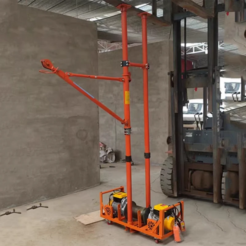 

Dual-Motor Dual-Column Lift Home Window & Door Glass Installation Lifter Compact 1.5-Ton Electric Hoist Crane(Customized)