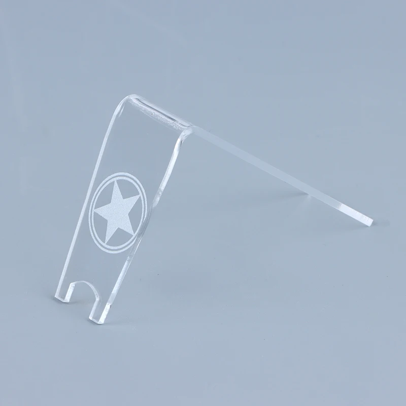 Clear Acrílico Pistols Holder for Kids, Shoe Display, Props, Modelo, Stand Rack, Show, Brinquedos, Nova Chegada, Boutique Loja, 1Pc