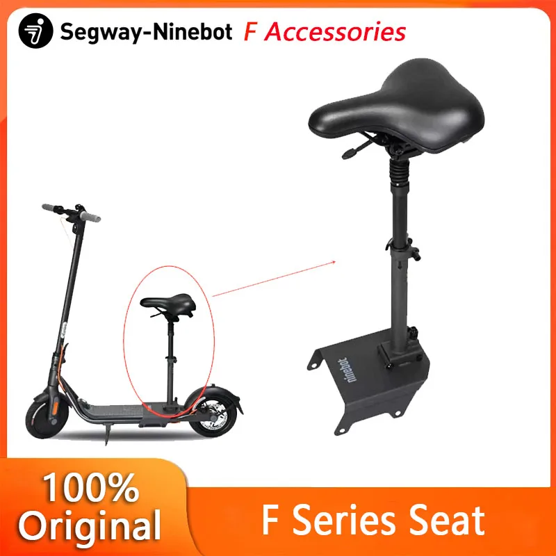 Original Seat for Ninebot by Segway F Series F40 Electric Scooter Height Adjustable Shock-Absorb Saddle Foldable Seat