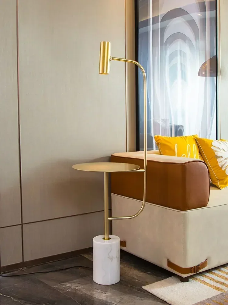 Floor Table Lamp Simple Living Room Sofa Side Table Storage Rack Decoration Practical Home Decoration