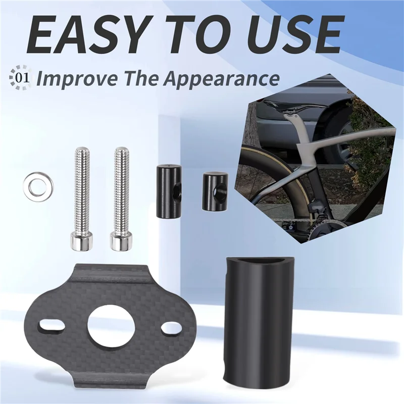 

XSXS-Carbon Fiber Bicycle Seatpost Top Cap With Screw For F12 Seatpost Clamps Carbon Top Cover Stem Cover